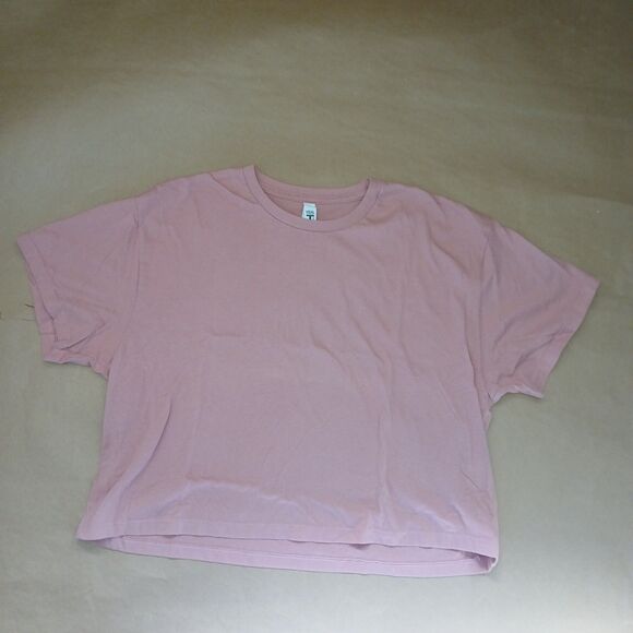 Next Level Apparel Ladies Short Sleeve Tee Ideal Crop T Shirt Size XL Pink Basic - Picture 1 of 5